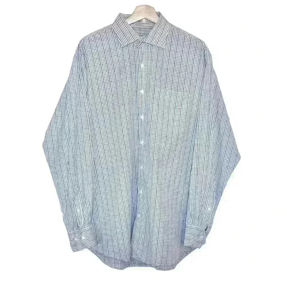 Peter Millar Crown Finish Gingham Plaid Button Down Shirt | Multicolor | SZ XL - Picture 1 of 9